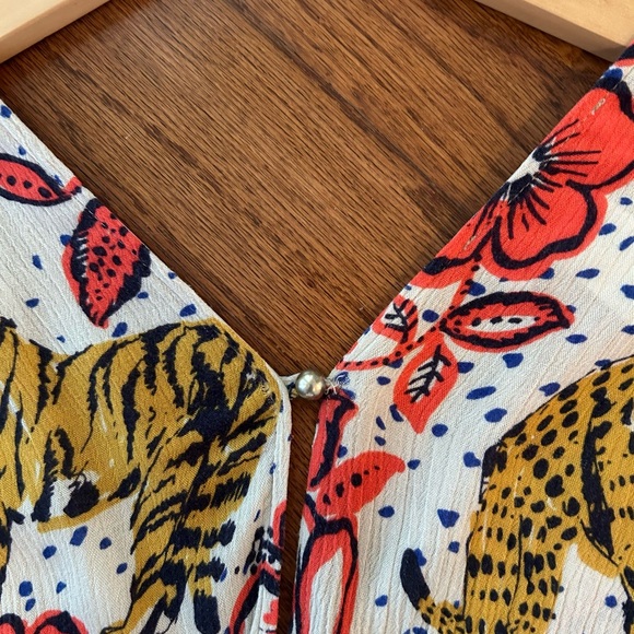 Anthropologie Tiger Jumpsuit Corey Lynn Calter - Picture 3 of 6